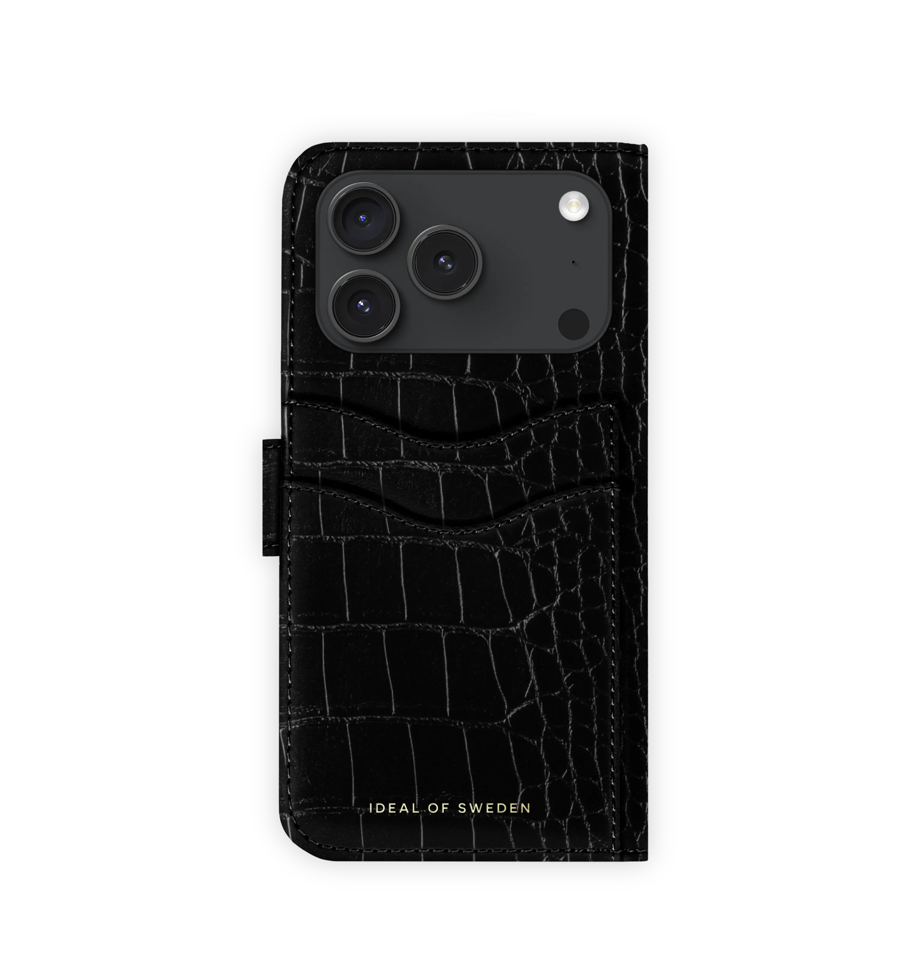 MagSafe Magnet Wallet+ iPhone 17 Pro Max Black Croco