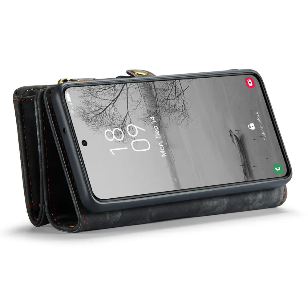 Multi-slot Plånboksfodral Samsung Galaxy S23 Grå