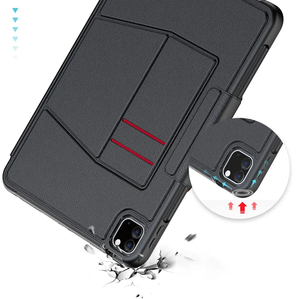 Fodral kortfack iPad Pro 11 3rd Gen (2021) svart