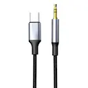 USB-C - 3.5 mm adapteri 1m Musta