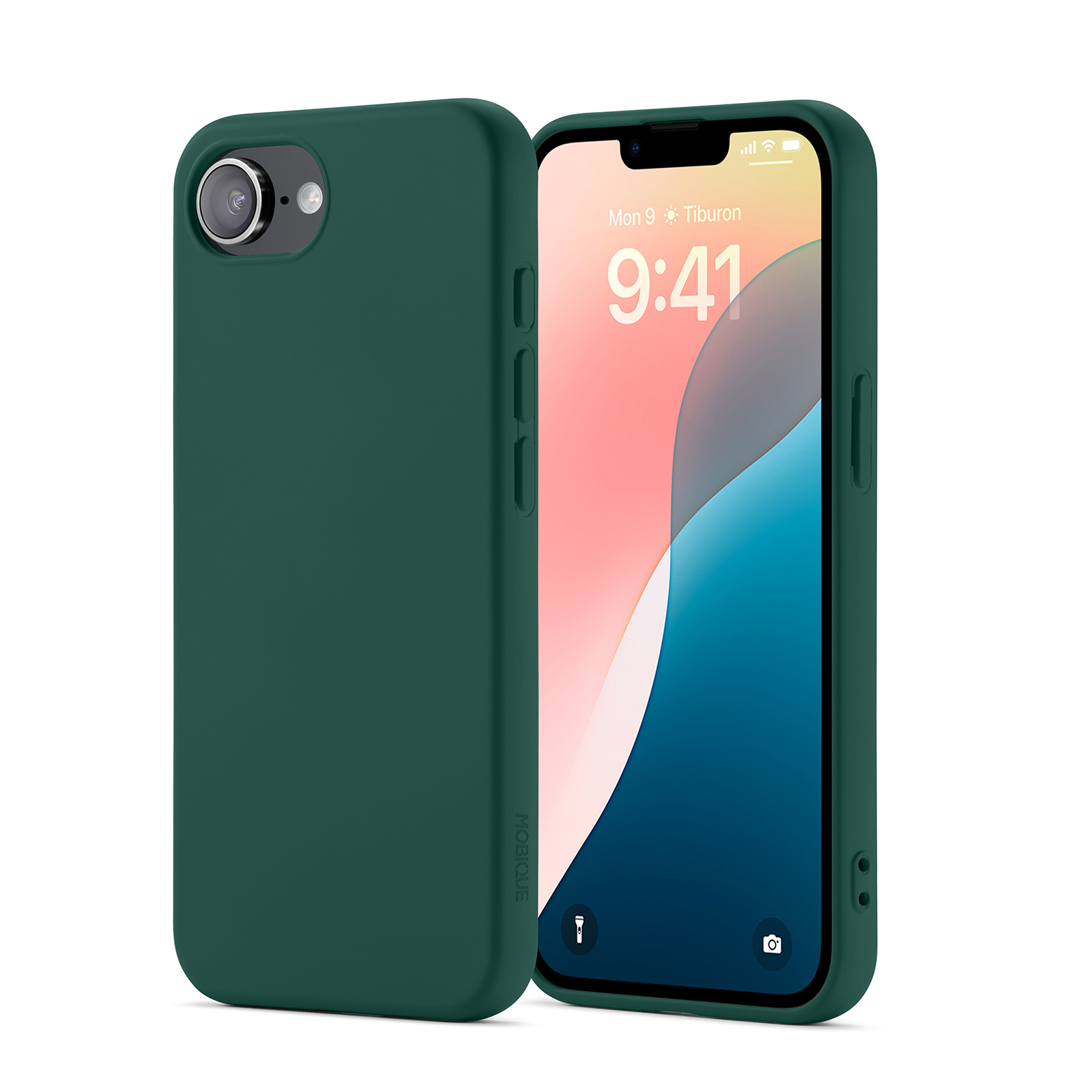 Mobique TPU Deksel iPhone 16e Mørk grønn