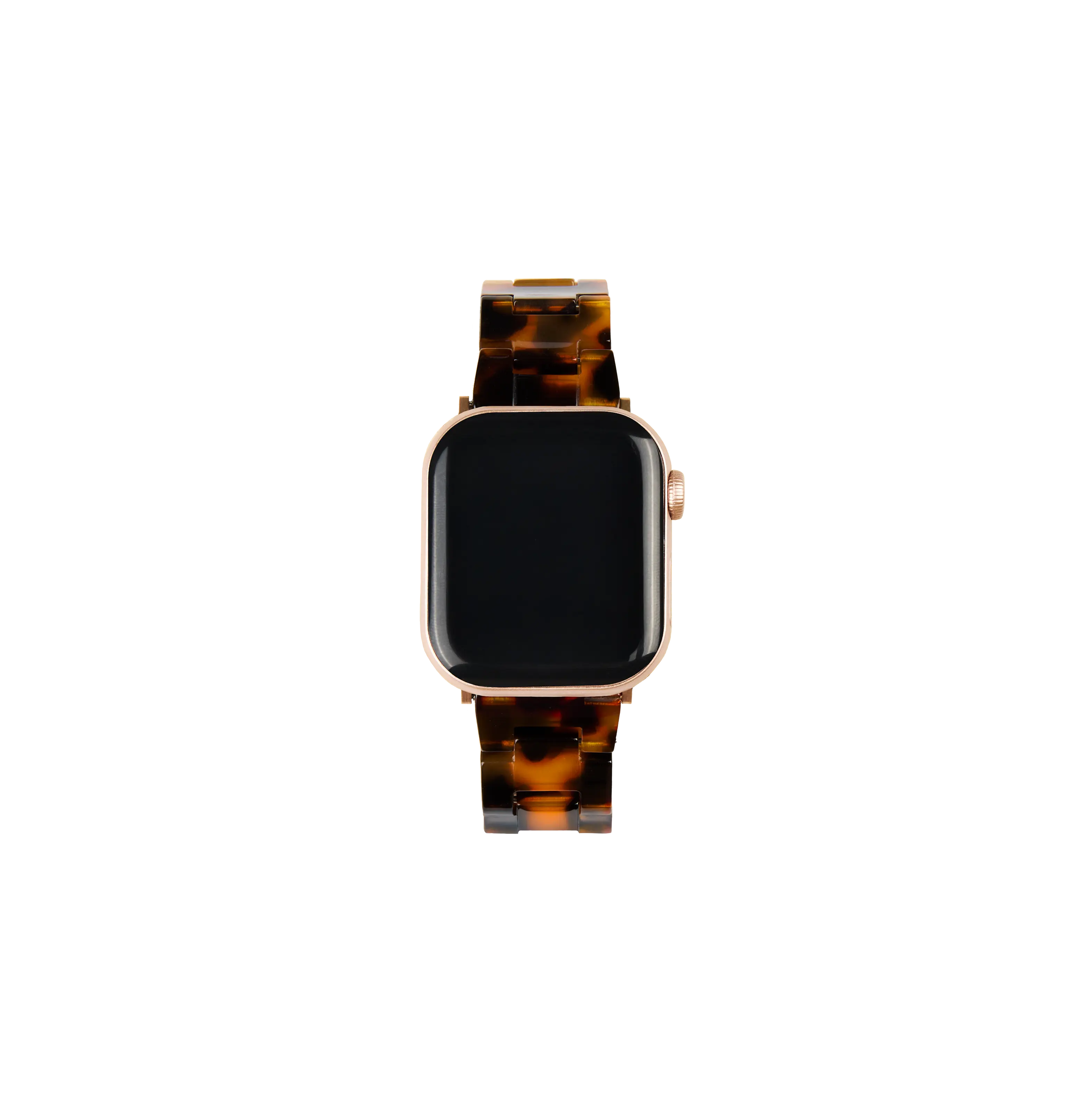 Apple Watch Series 8 41mm Lyxigt Resinarmband, Tortoise