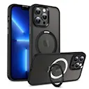 Hybridcover Magnetic Ring iPhone 12 Pro Max Sort