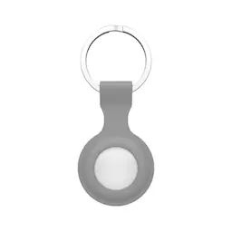 Apple AirTag Nøglering med silikonecover, Grå