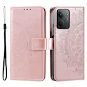 Læderetui Mandala Xiaomi Redmi 15C Rose guld