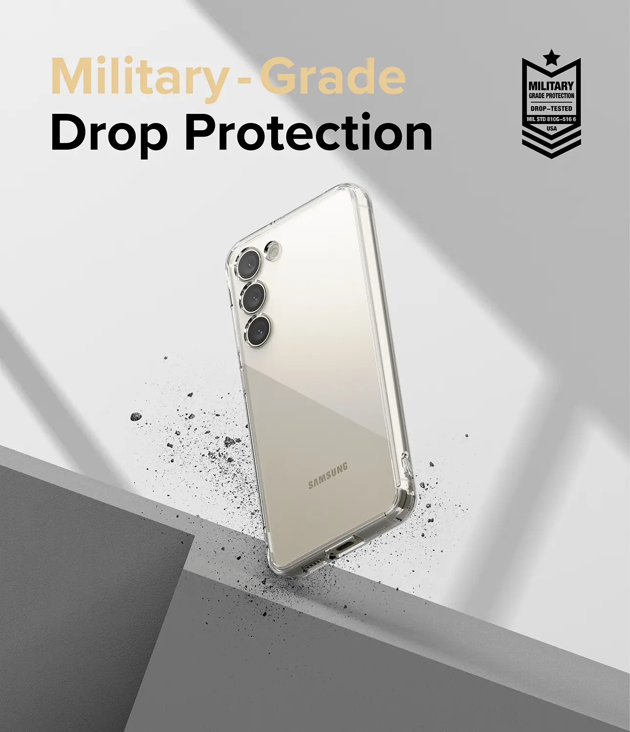 Fusion Case Samsung Galaxy S23 Plus Genomskinlig