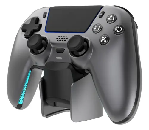 Trådlös handkontroll för Playstation 5 med laddningsdocka, Grå