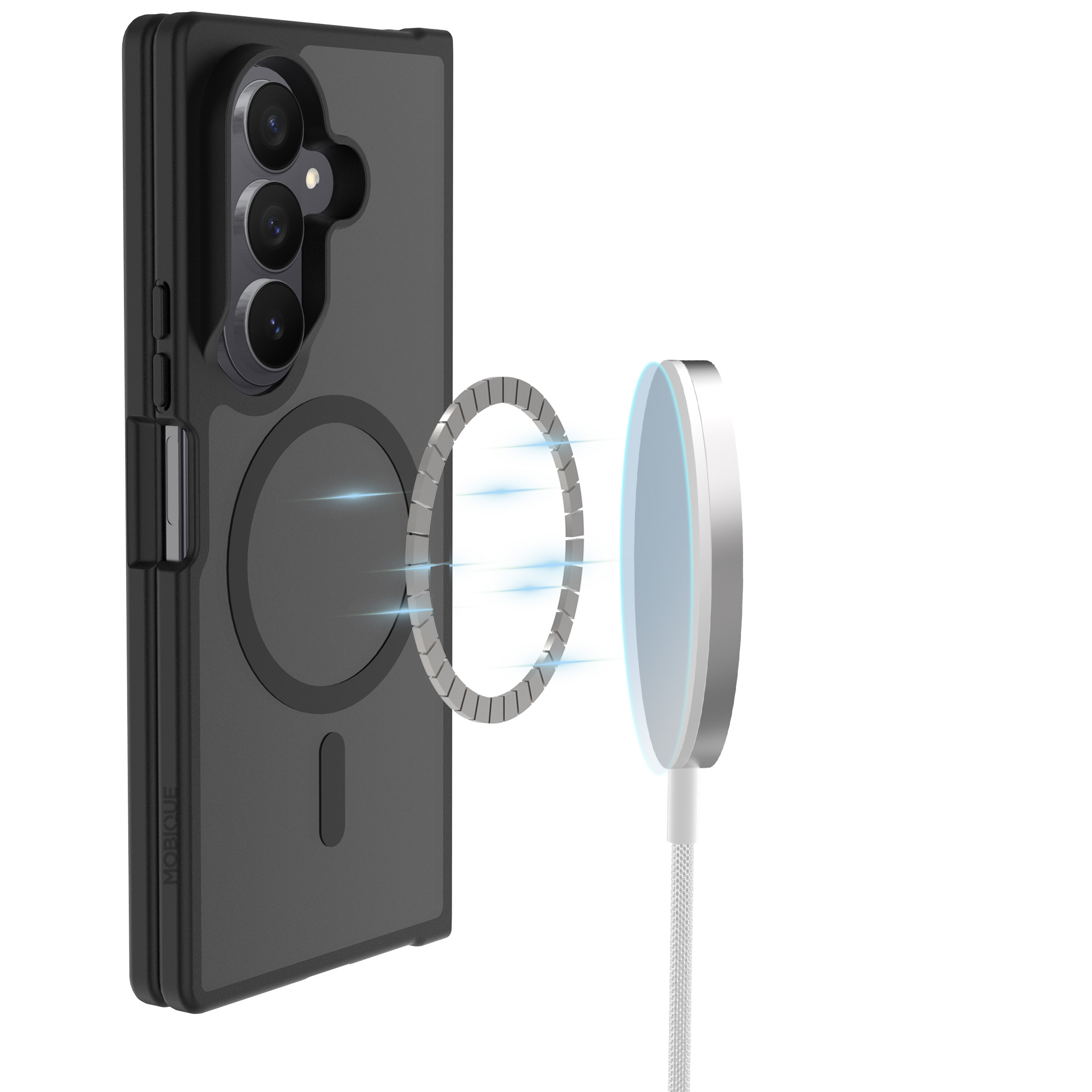 Magnetic Hybrid Skal Samsung Galaxy Z Fold 8 Ultra Frosted Black
