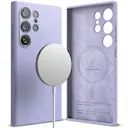 Silicone Magnetic Case Samsung Galaxy S24 Ultra Lavender