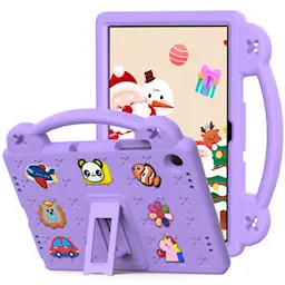 Iskunkestävä EVA kuori Kickstand Samsung Galaxy Tab A9 Plus liila