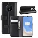 Ægte Læderetui  OnePlus 7T Sort