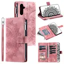 Lompakkolaukku Samsung Galaxy A16 Mandala vaaleanpunainen