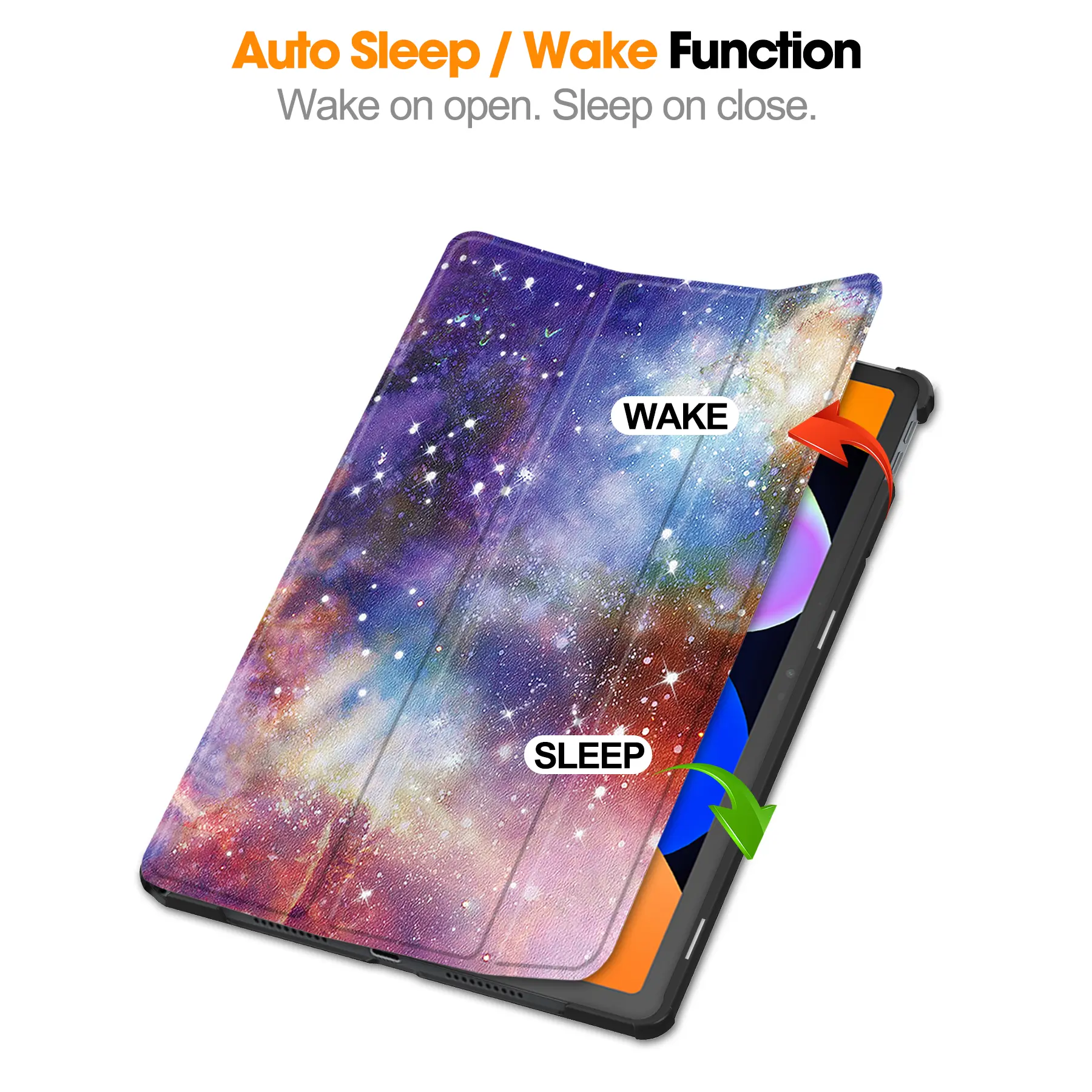 Fodral Tri-fold Lenovo Idea Tab Rymd