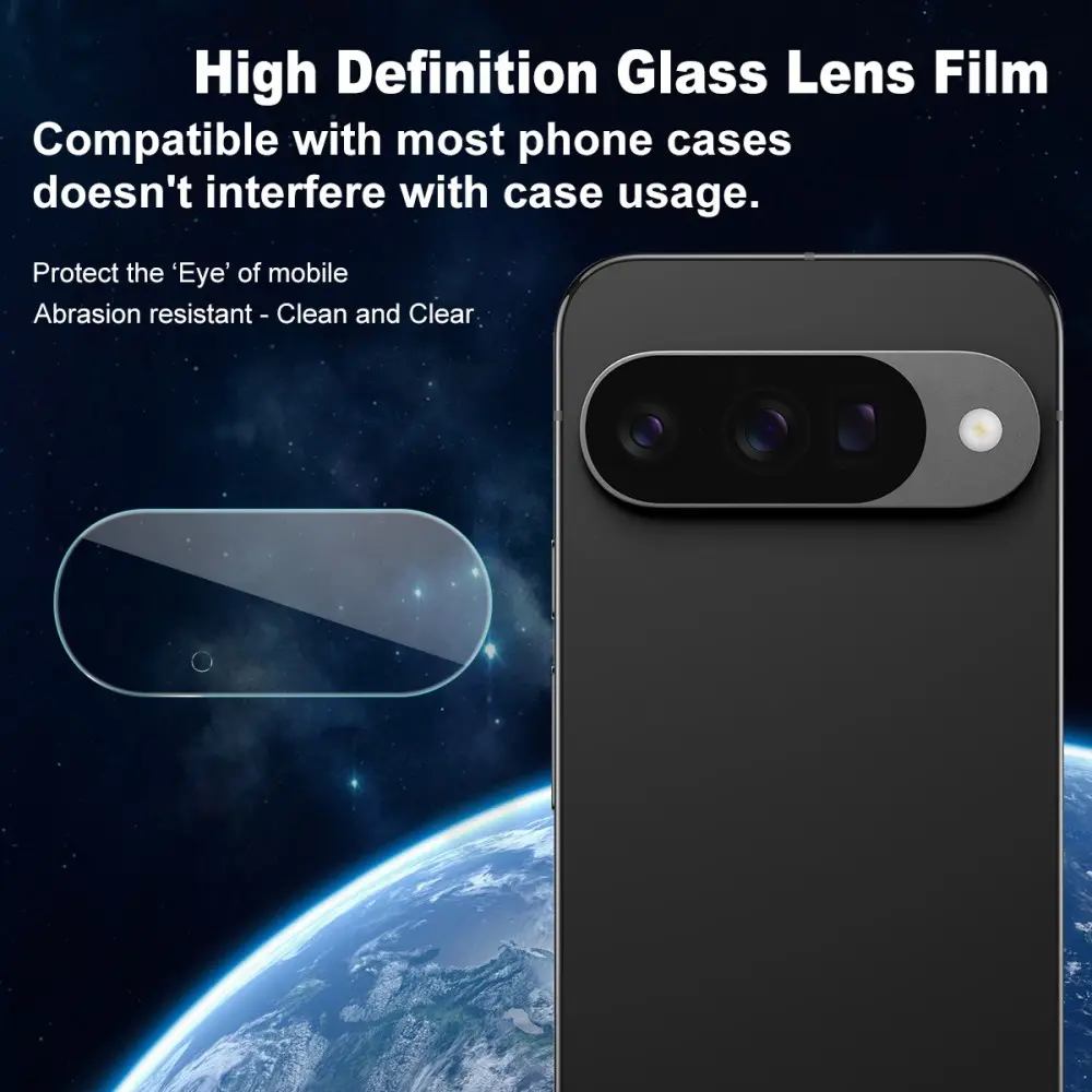 Härdat Glas 0.2mm Linsskydd Google Pixel 10 Genomskinlig