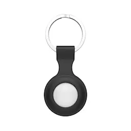 Silikone nøglering til Apple AirTag Sort