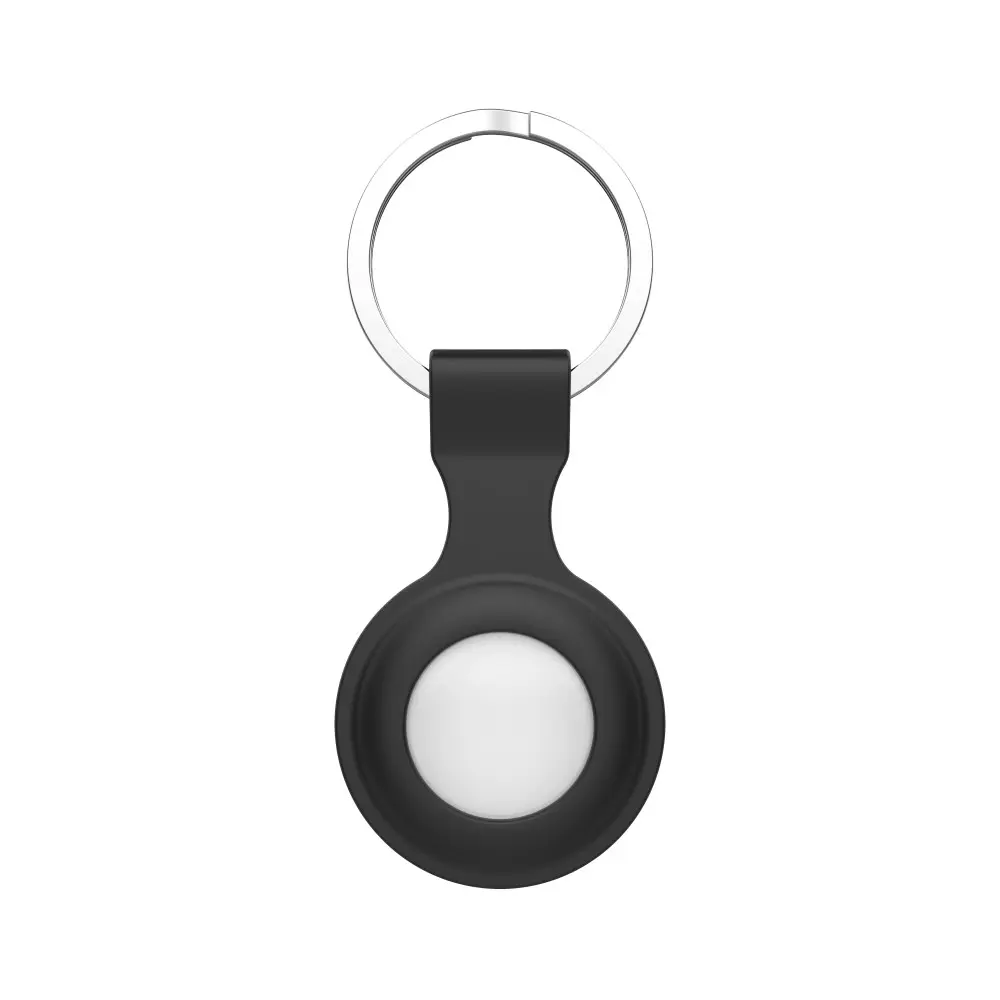 Silikone nøglering til Apple AirTag Sort