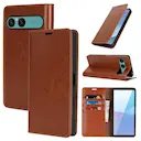 Mobiltaske Ægte Læder Sony Xperia 10 VII Brun