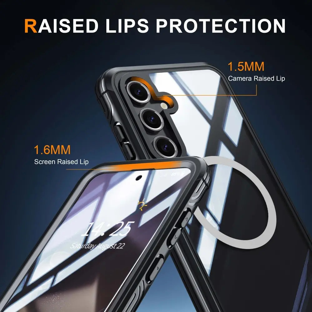 Premium Full Protection Case Samsung Galaxy S24 FE Svart