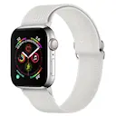Apple Watch Series 1-3 42mm Elastisk armbånd, Hvit