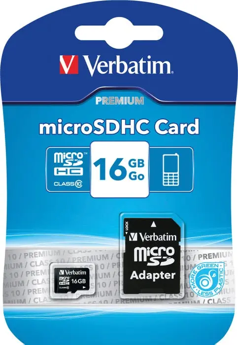 microSDHC 16GB Class 10 UHS-I Minneskort