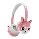 Over-ear-Plush lastenkuulokkeet, Vaaleanpunainen