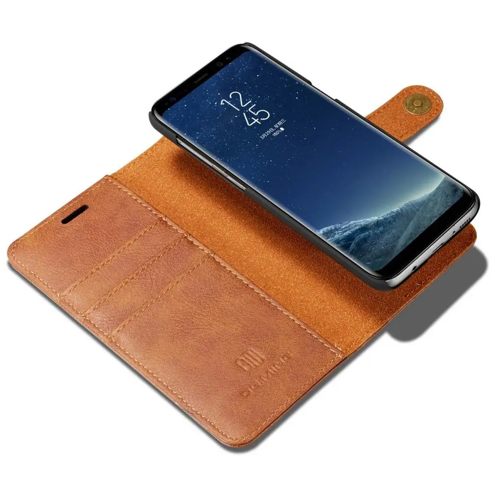 Magnet Wallet Samsung Galaxy S8 Cognac