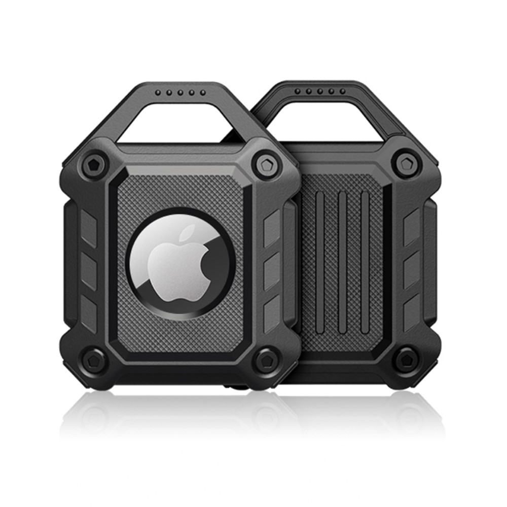 Apple AirTag Case Tough Armor Black - Deksel