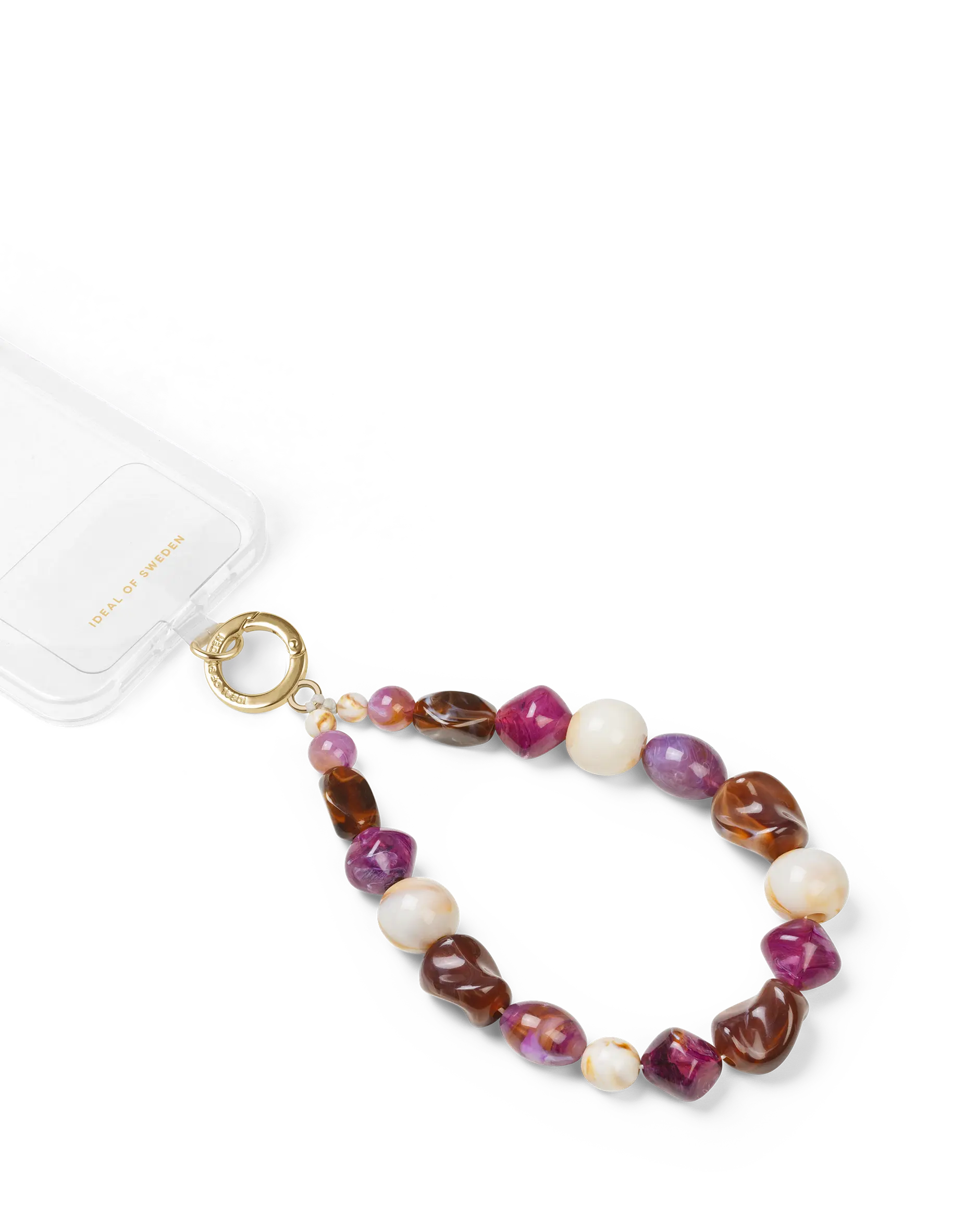 Phone Wristlet Strap Boho Desert Plum