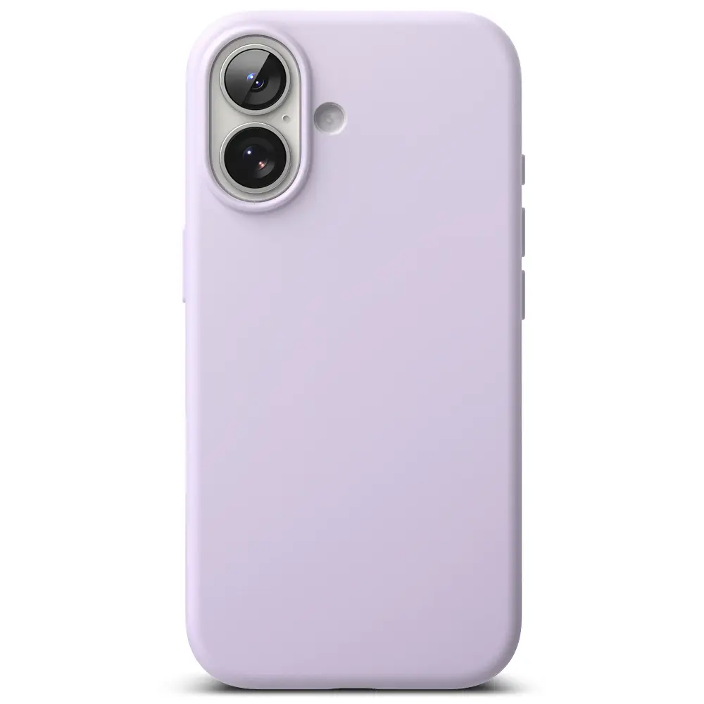 Silicone Magnetic Case iPhone 17 Light Purple