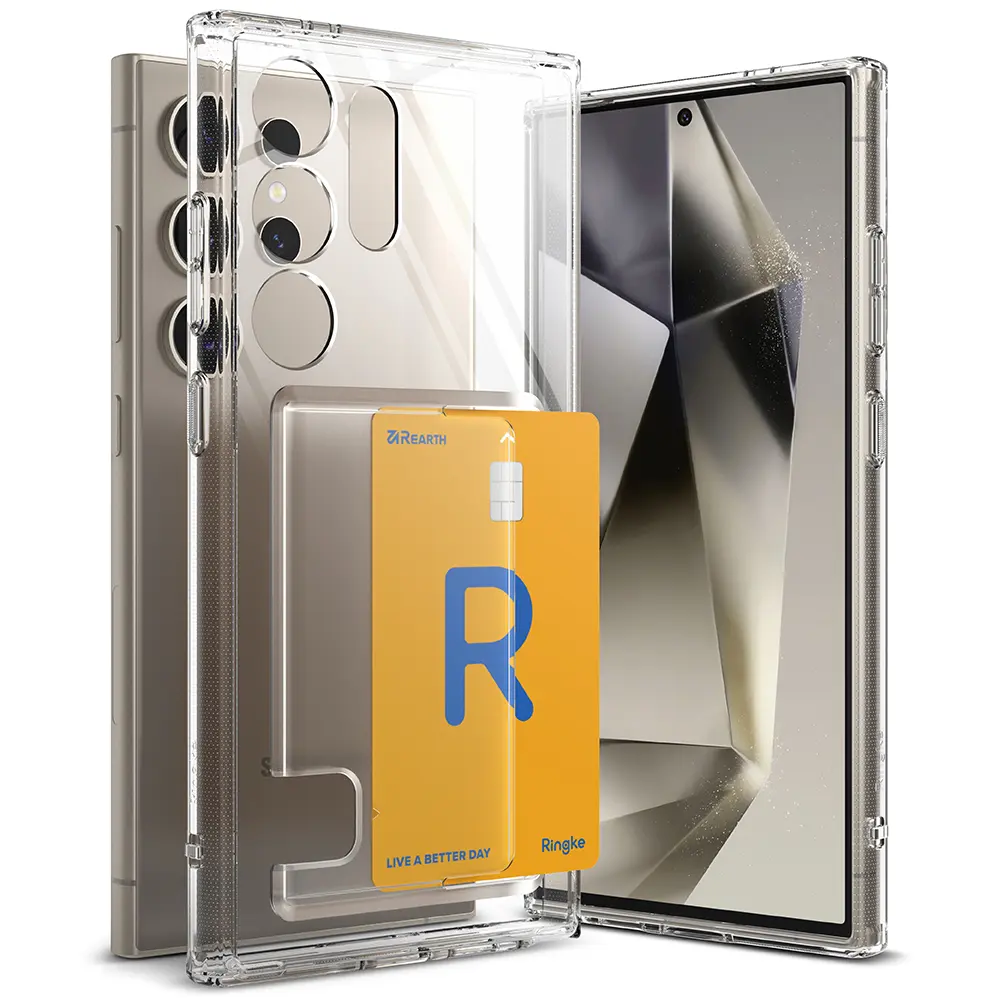 Fusion Card Case Samsung Galaxy S24 Ultra Genomskinlig