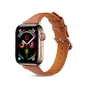 Slim Læderrem Apple Watch Series 1-3 38mm Cognac