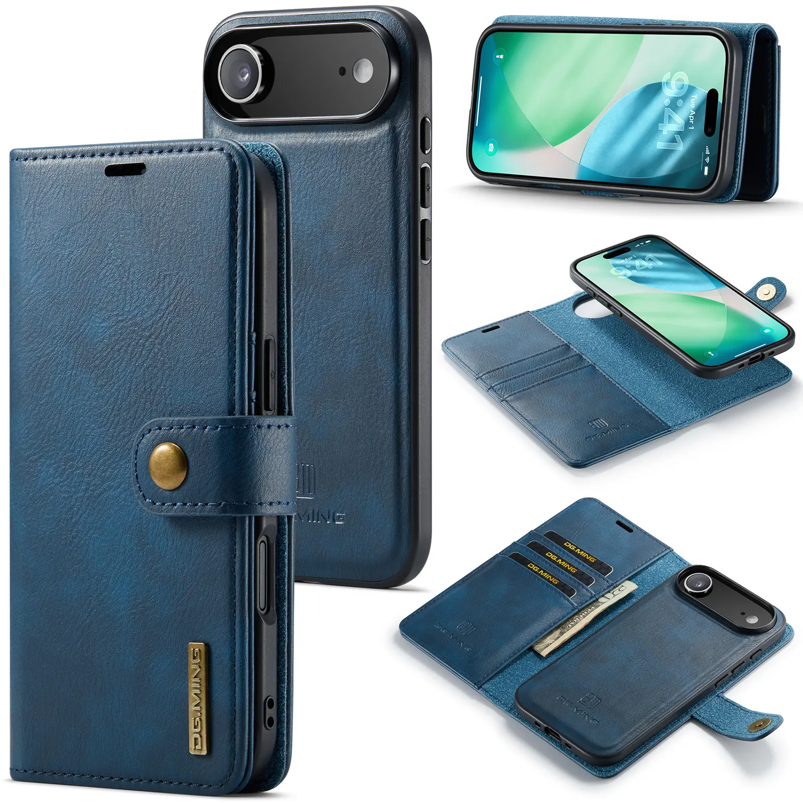 Magnet Wallet iPhone Air Blue
