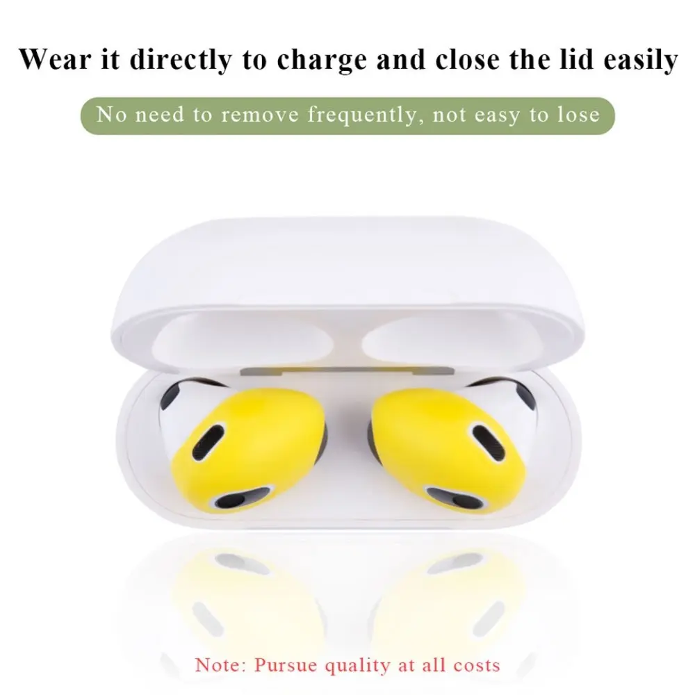 Earpads Silikon Apple AirPods 3 svart