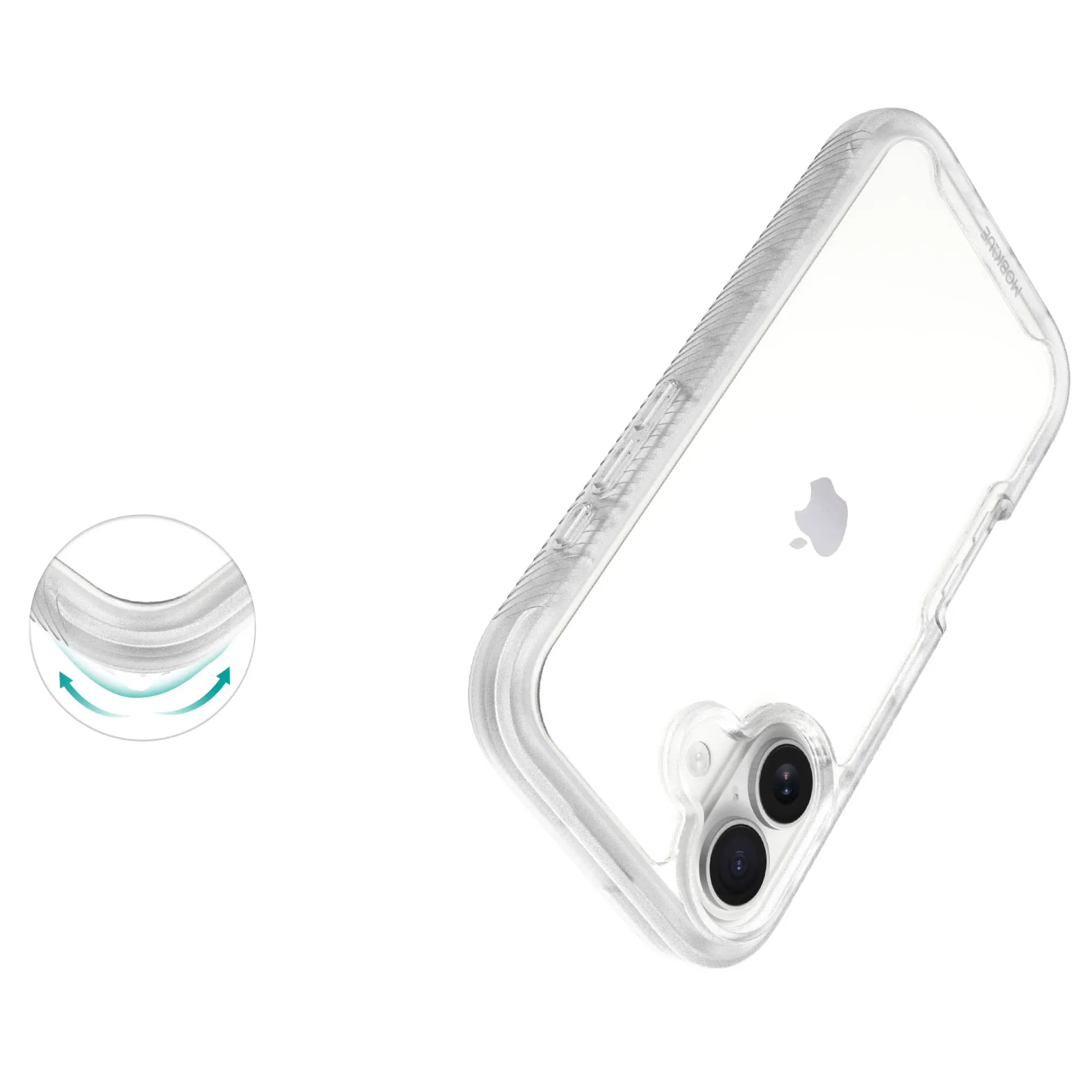 Full Protection Case iPhone 17 Genomskinlig