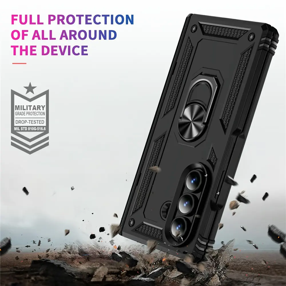 Hybridskal Tech Ring Samsung Galaxy Z Fold 8 Ultra svart