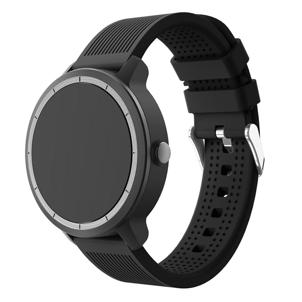 Silikoniranneke Garmin Vivoactive 3 Musta