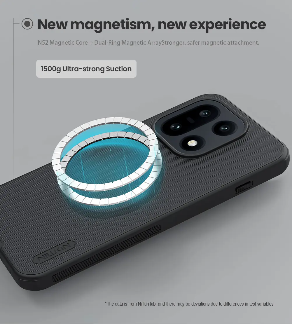 Frosted Shield MagSafe  OnePlus 15 Svart
