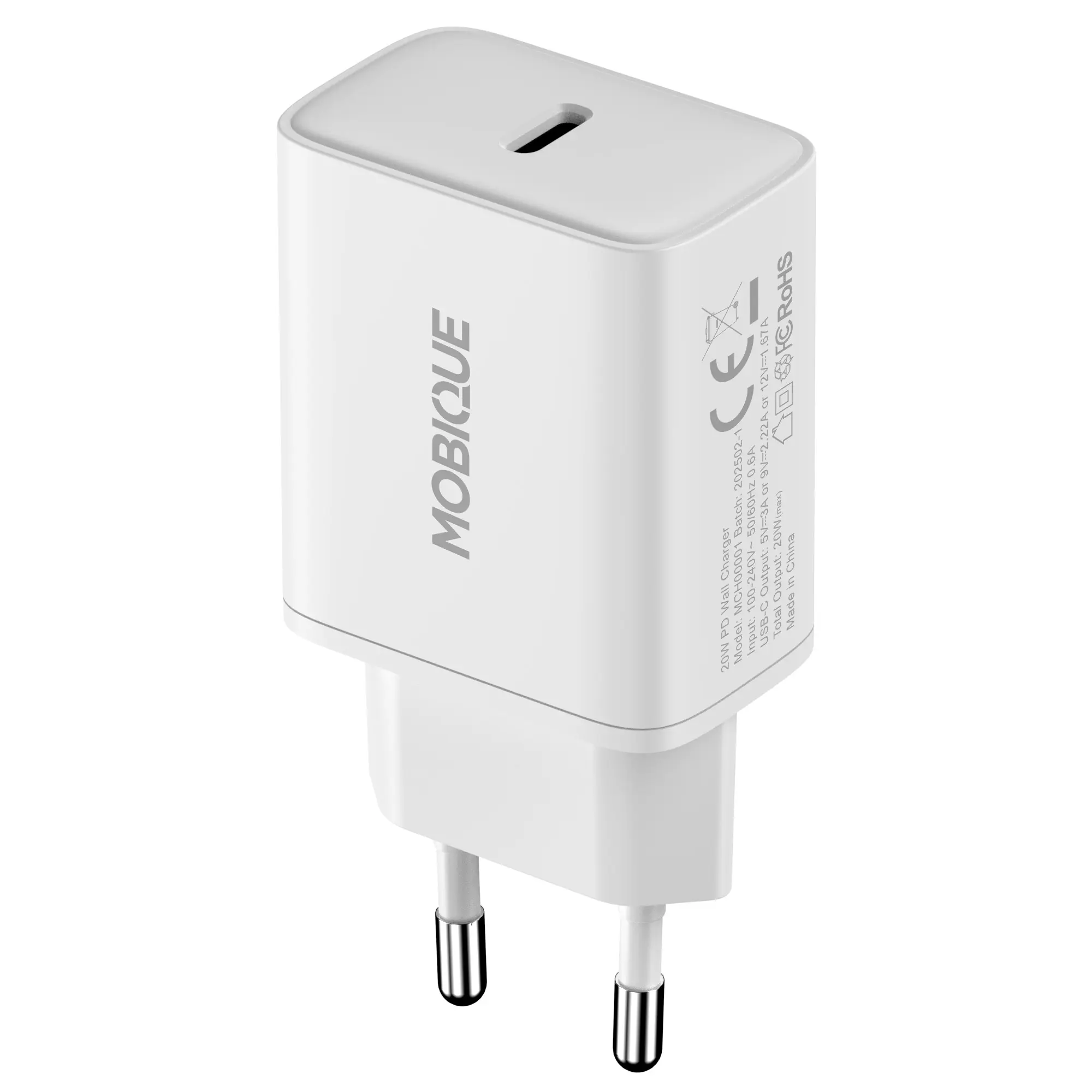 Komplett laddare Google Pixel 11 - 2m kabel & väggladdare USB-C Vit