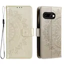 Læderetui Mandala Google Pixel 9a Guld