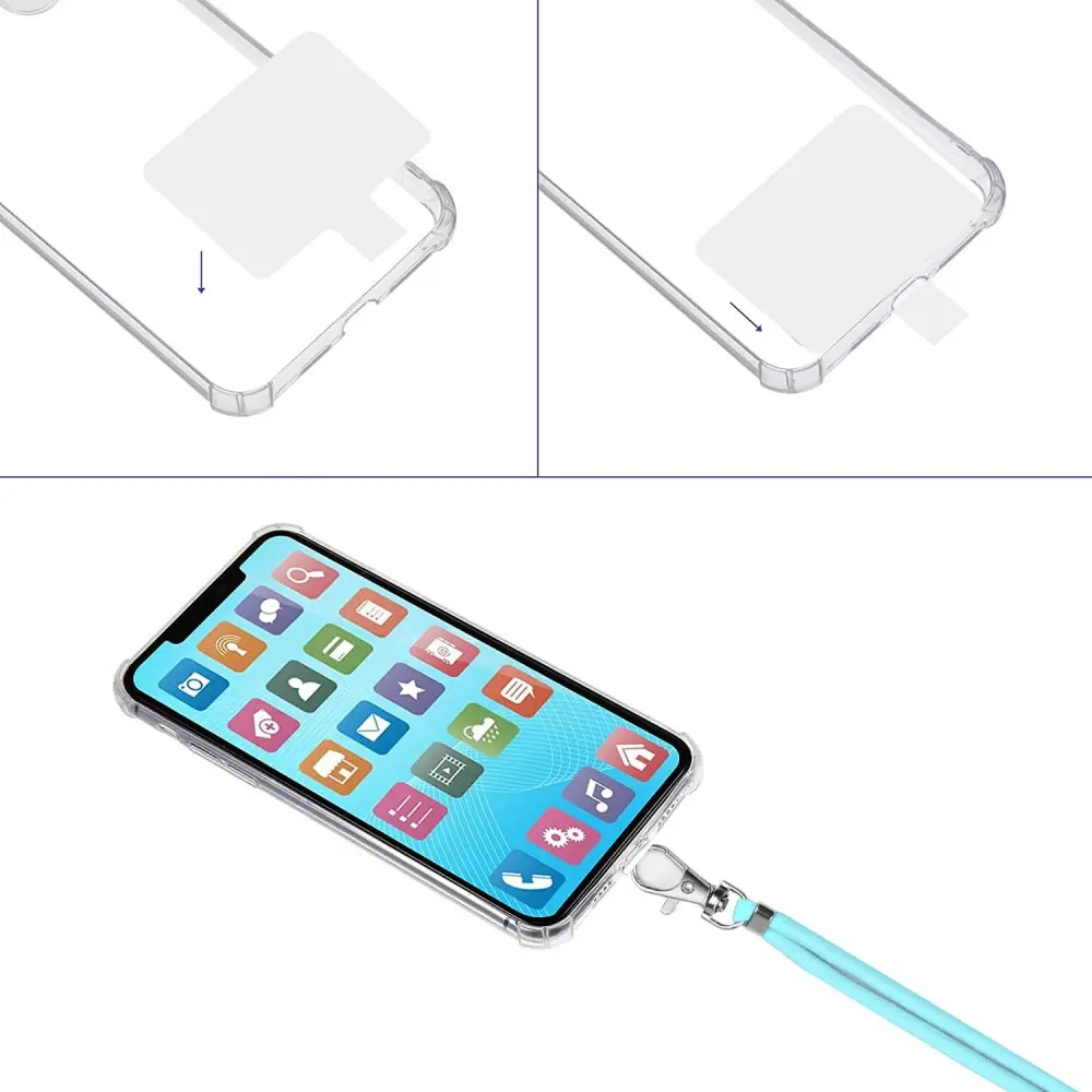 Universal Phone Shoulder Strap Ljusblå