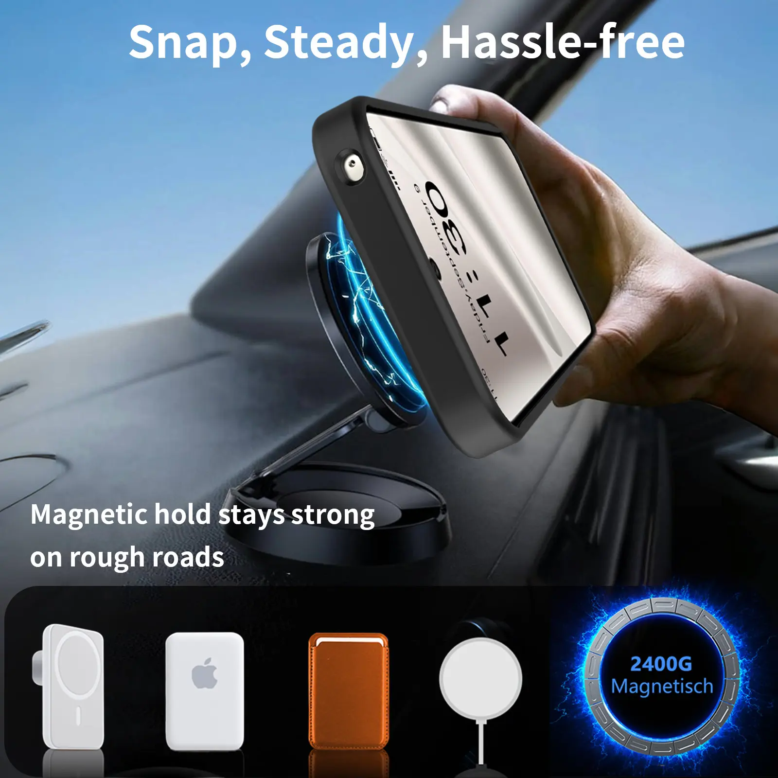 Magnetiskt Skal med Ställ Google Pixel 11 Pro Svart