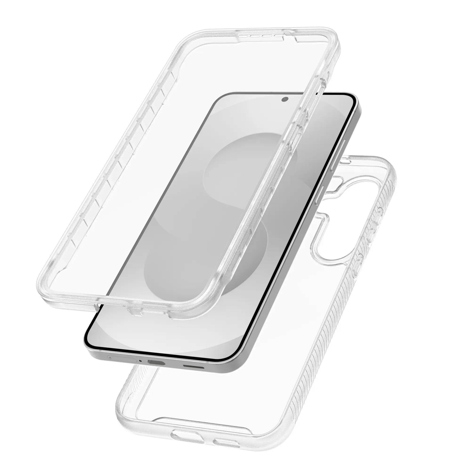 Full Protection Case Samsung Galaxy S25 FE Genomskinlig
