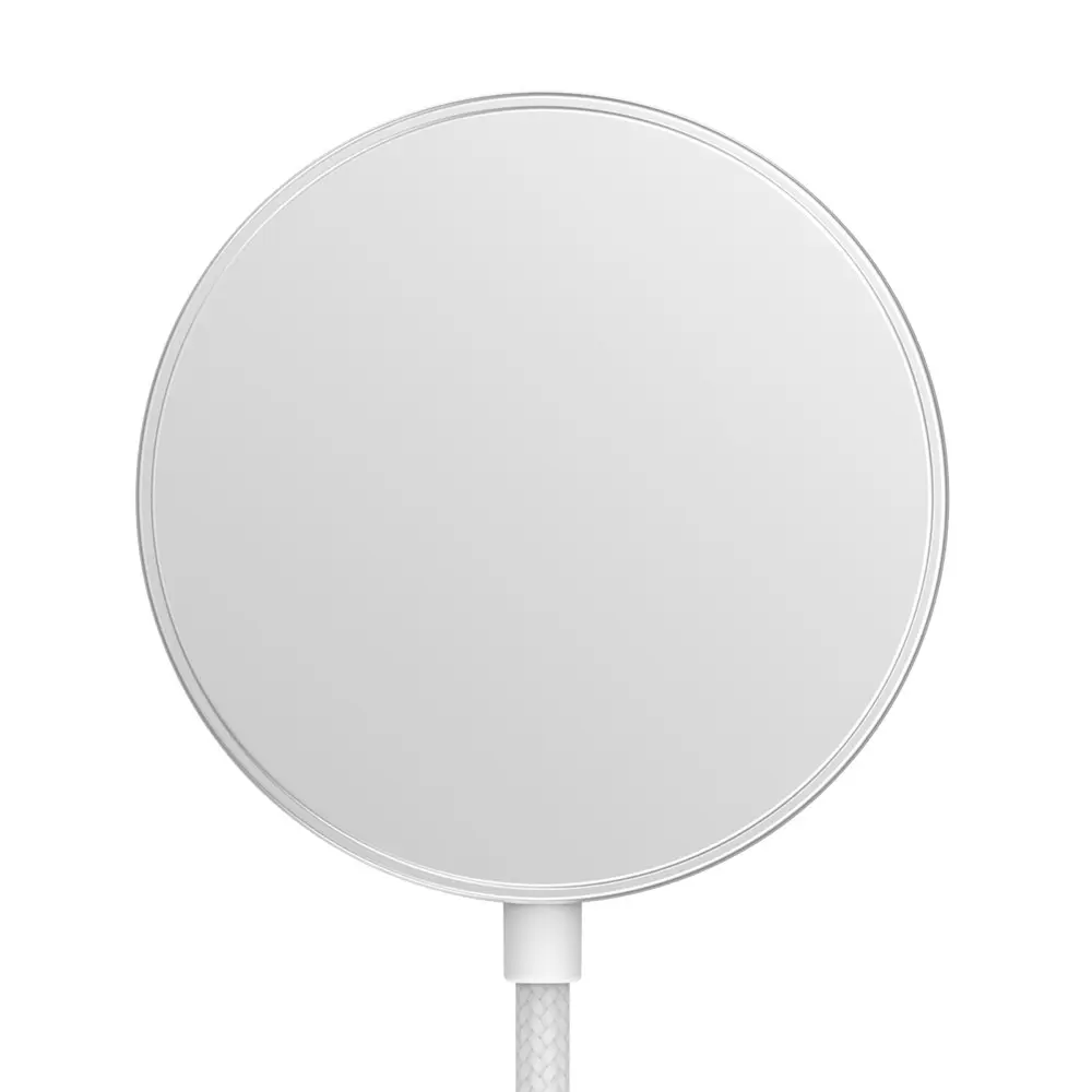 Apple iPhone 16 Qi2 15W Magnetisk Trådlös Laddningsplatta vit