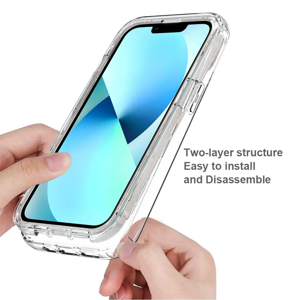 Full Cover Skal iPhone 14 Genomskinlig