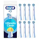 iO Ultimate Clean børstehoveder 8-pak, Hvid