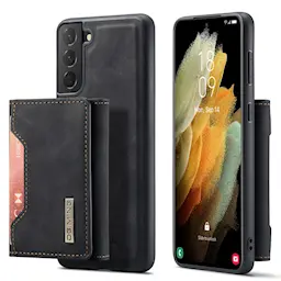 Magnetic Card Slot Case Samsung Galaxy S21 Sort