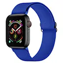 Apple Watch Series 1-3 42mm Elastisk armbånd, Blå