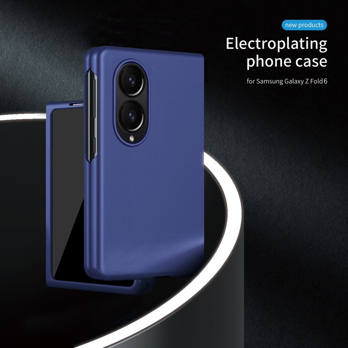 Frostat Hårdskal Samsung Galaxy Z Fold Wide Blå