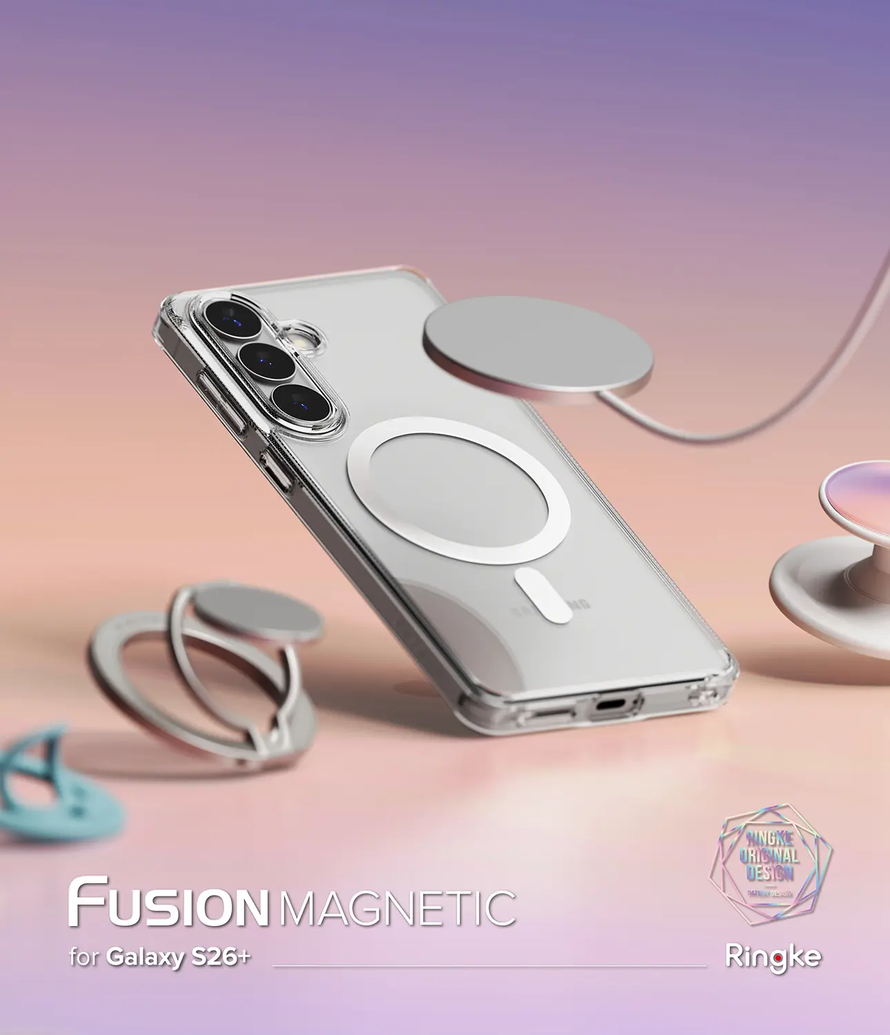 Fusion Magnetic Case Samsung Galaxy S26 Plus Clear