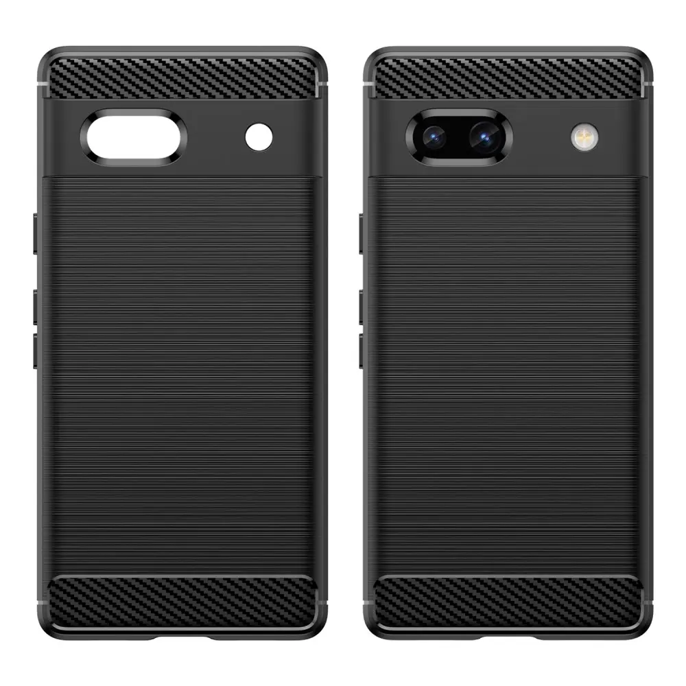 Google Pixel 7a Skal TPU Brushed Svart
